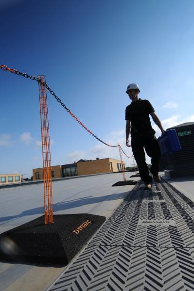 Rope or Chain Fencing Systems - D-marc™ Roof Demarcation System