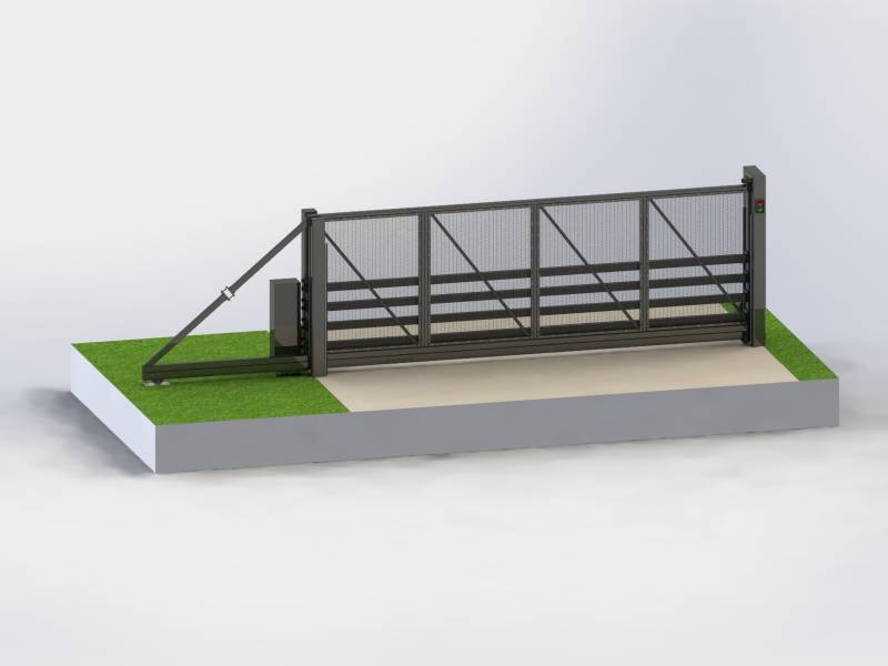 PAS68 Cantilever Sliding Gate
