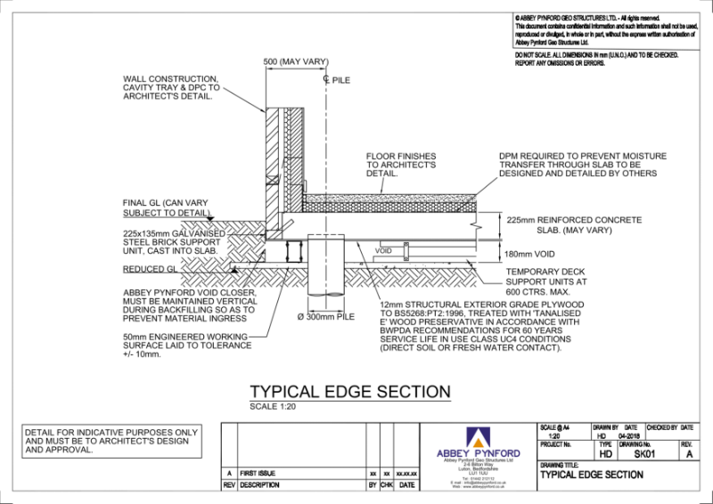 Typical Section - HD-Treesafe - BSU - Voided