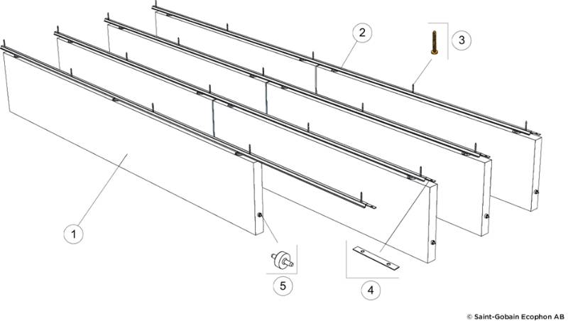 Solo™ Acoustic Baffle - Acoustic Baffle