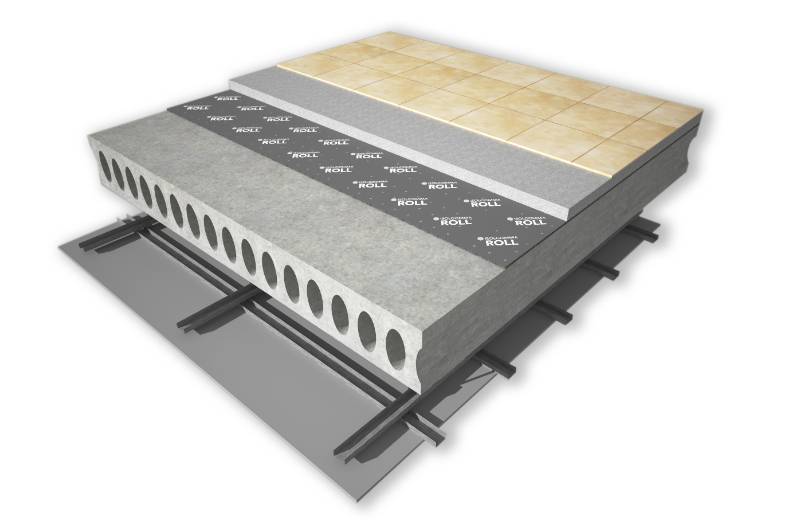 Roll & Uproll Acoustic Floor Insulation - Resilient layer insulation