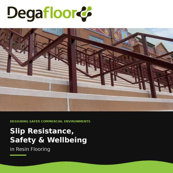Slip Resistance, Safety and Wellbeing in Resin Flooring