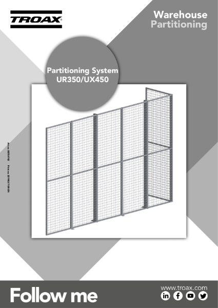 Troax UK - UR350 / UX450 - Assembly Instructions