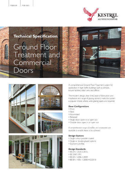 Kestrel Ground Floor Treatment and Commercial Doors Systems