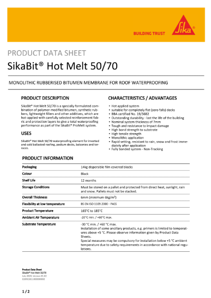 SikaBit® Hot Melt 50/70