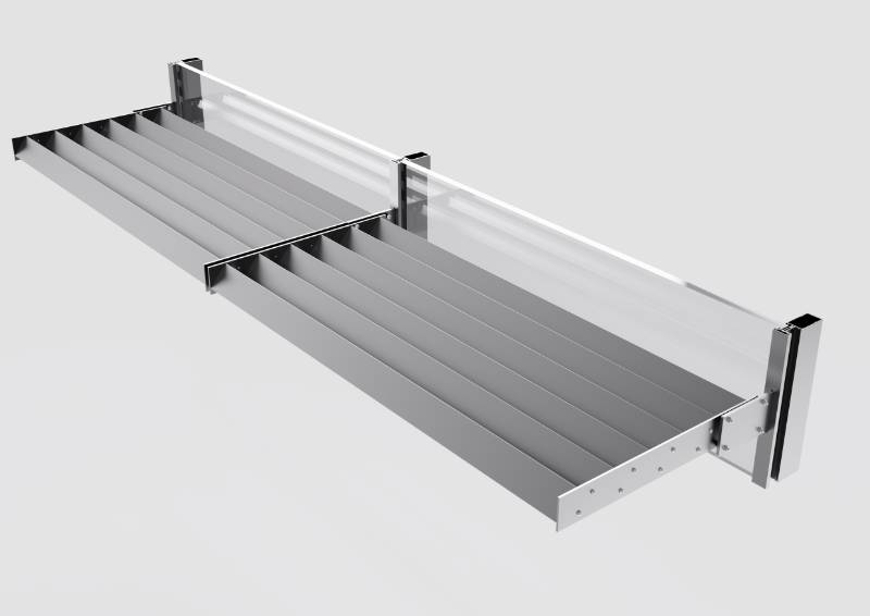 SkyLine Projecting Brise Soleil - Cubic Horizontal & Vertical Array Panels