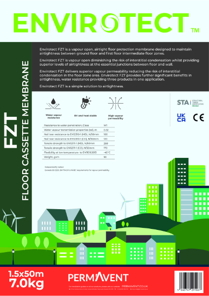 Envirotect FZT Floor Cassette Membrane 1.5 x 50 m