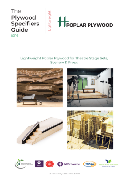 H Poplar Plywood for Theatre Stage Sets, Scenary & Props