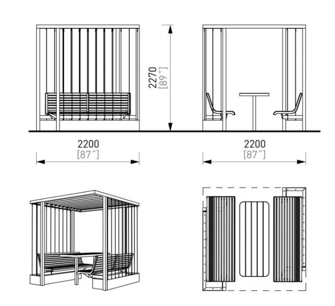 Cuby Gazebo - Outdoor Gazebos