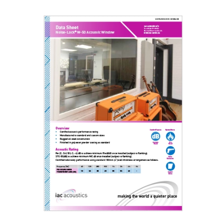 Noise Lock W-50 Datasheet