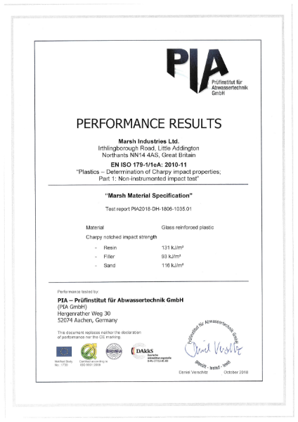 Material Specification Fire Test