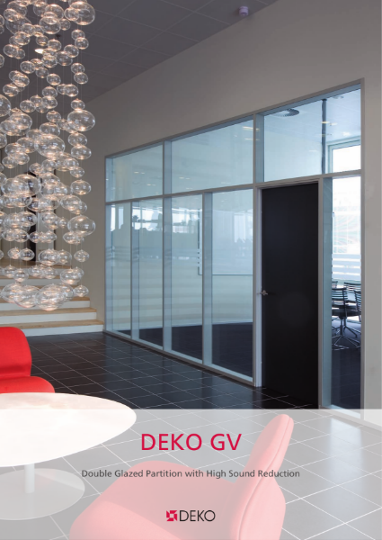 Deko GV - Double Glazed Partition with High Sound Reduction