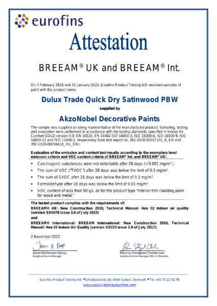 BREEAM - Certification