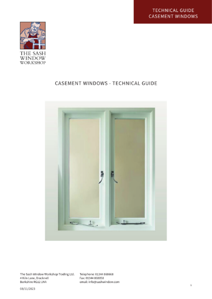 Casement Window Technical Guide