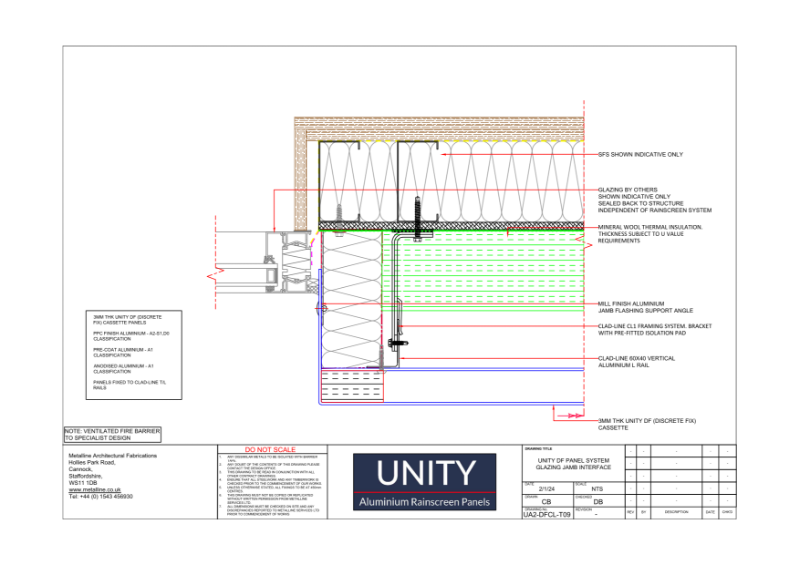 Unity A1 DF-09 Technical Drawing