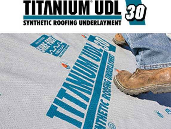 Titanium® UDL30 Roof Underlayment