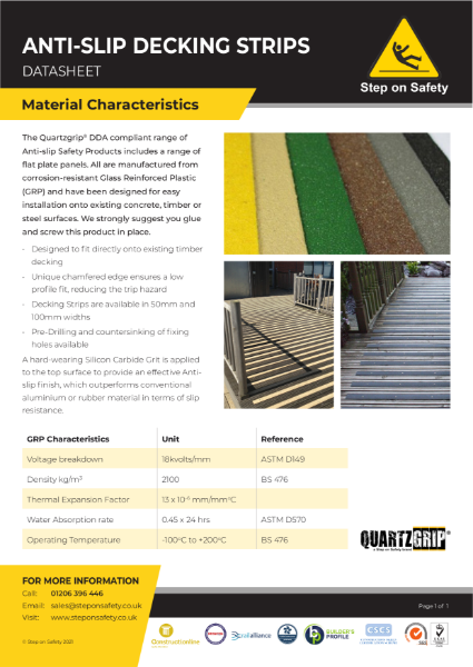 Anti-Slip Decking Strips