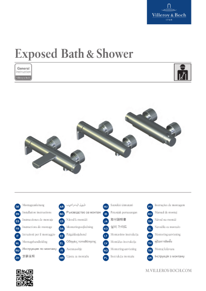 Exposed Bath and Shower Mixer Installation Manual