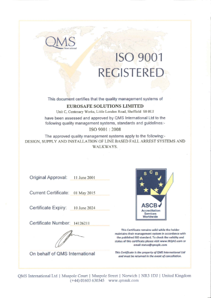 ISO 9001:2008 Certificate