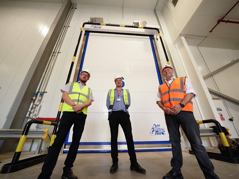 Largest ever Eiger Door takes its place in Felixstowe Mega Distribution Centre