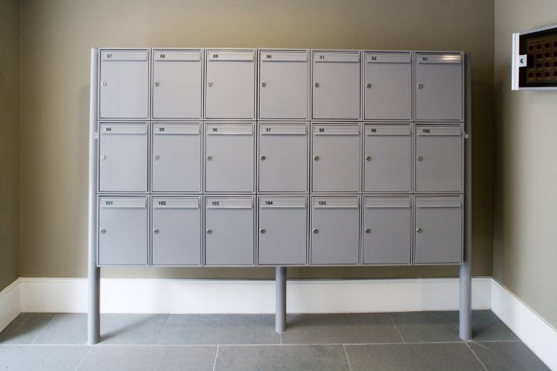 Steel 1 Mailbox - Vertical Mailbox  - Steel Vertical Mailbox Single or Banked