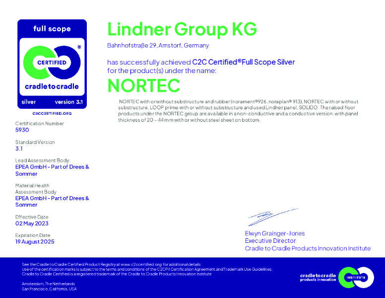 Cradle to Cradle Certified® Silver - NORTEC