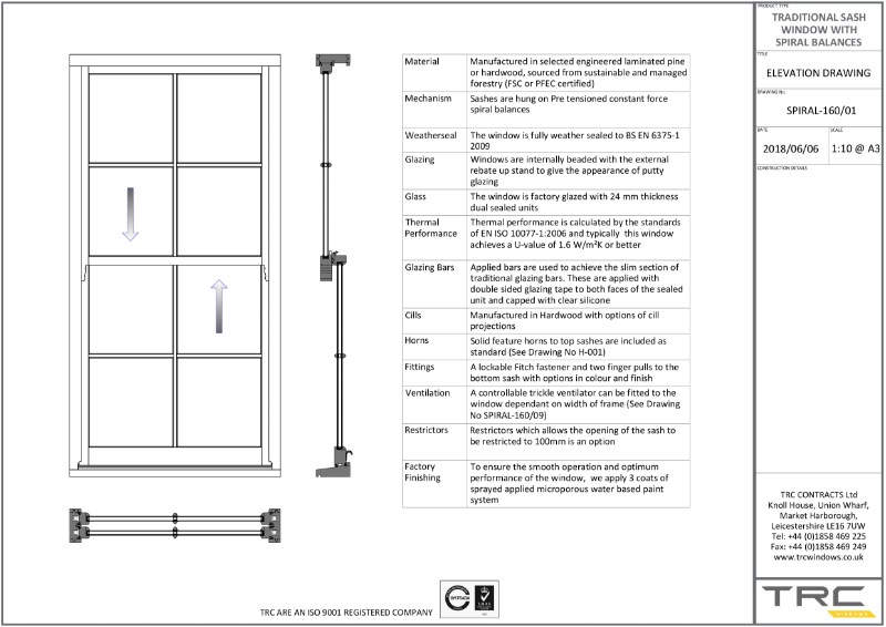 Traditional Spring Sash windows NBS Source