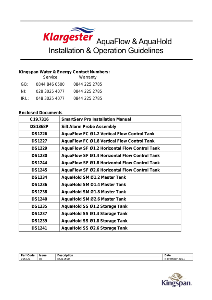 AquaFlow Installation Guidelines