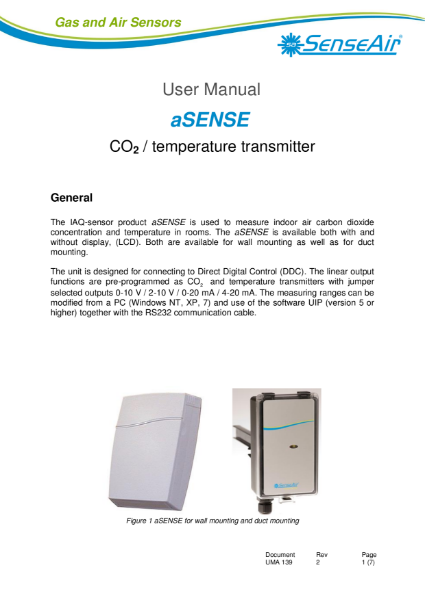 aSense Datasheet