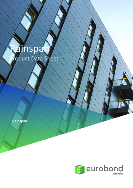 Rainspan - Product Data Sheet