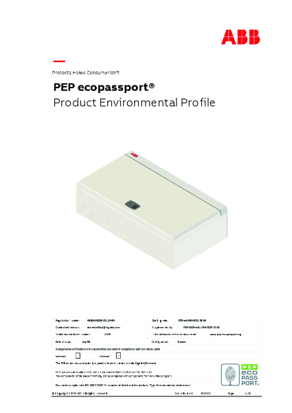 ABBG-00829-V01.01-EN - Protecta Home EPD