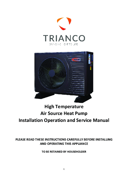Activair High Temp Manual 2024