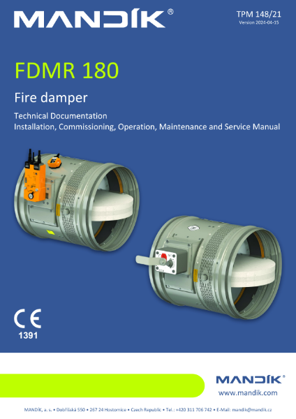 FDMR 180 – Technical specifications (148/21)