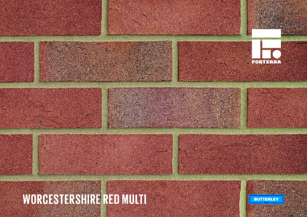 Butterley Worcestershire Red Multi Brick - Technical Data Sheet