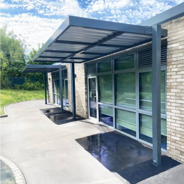 The Mark Way School in Andover Receives Falco Entrance Canopies