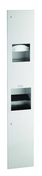 Recessed Paper Towel Dispenser/ Automatic Hand Dryer/ Waste Receptacle 815969