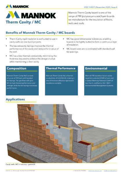 Mannok Therm Cavity - MC TDS