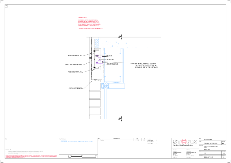 2022-DET-010-A CURTAIN WALL HEAD TYPE 1