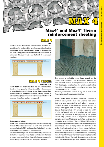 Max4 Brochure