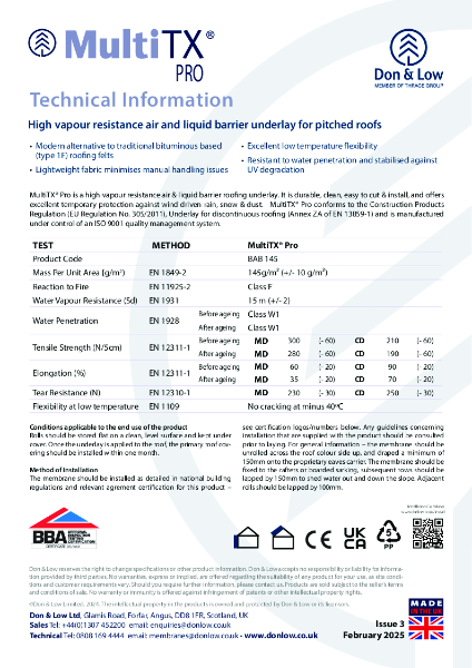 Multi TX Pro Datasheet Issue 3 February 2025