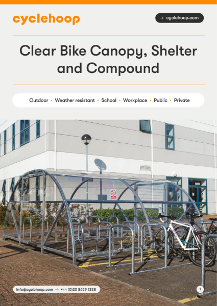 Clear Bike Canopy, Shelter and Compound