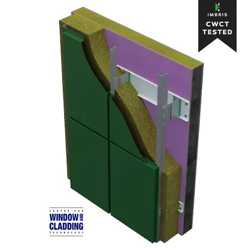 Imbris Pressed Cassette Aluminium Rainscreen Cladding