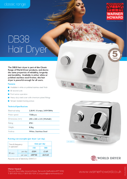 DB38 Hair Dryer