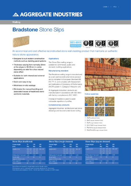 Bradstone Stone Slips