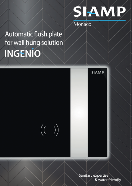 Automatic flush plates
for wc wall hung solutions
