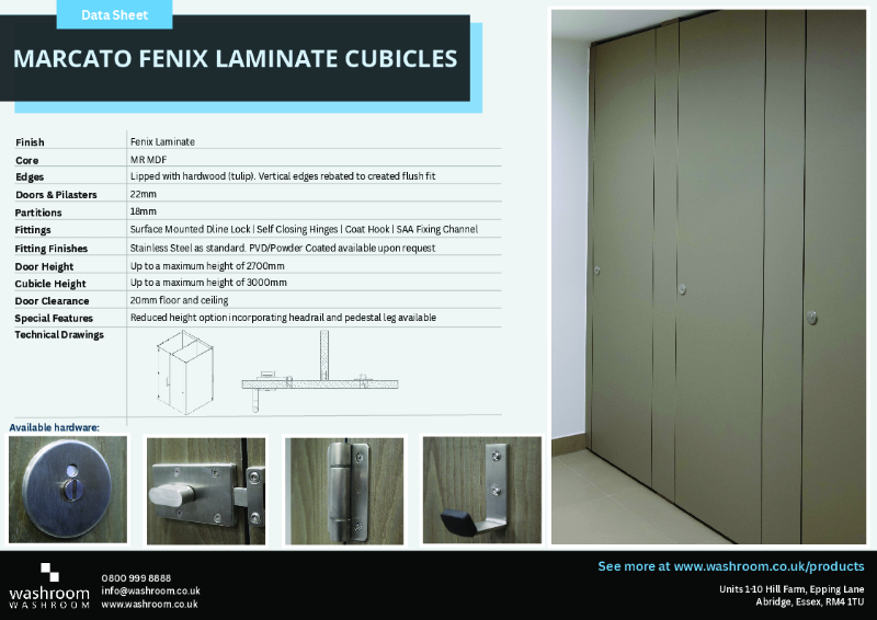 Marcato Fenix Laminate Cubicles