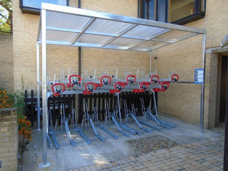 Cambridge Two-Tier Bike Shelter