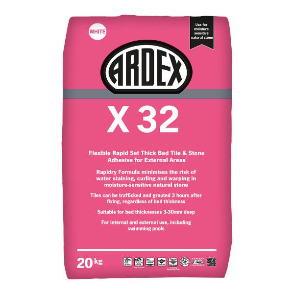 ARDEX X 32 Natural Stone Wall and Floor Tile Adhesive 