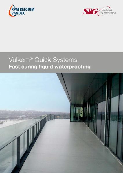 Vulkem Quick Systems Fast Curing Liquid Waterproofing