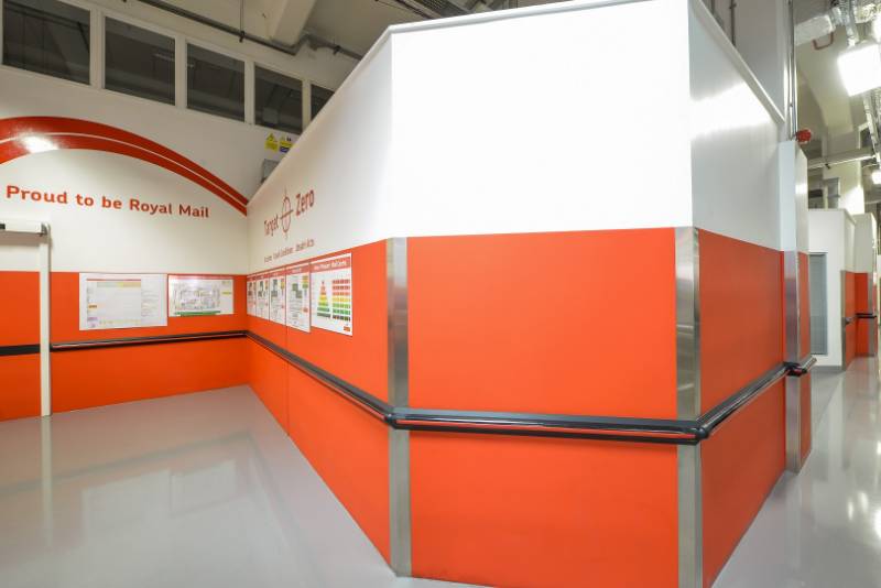 Royal Mail's Flagship Delivery Office at Mount Pleasant London turned to Yeoman Shield when looking for a way to protect their newly refurbished depot from damage caused by trolleys and trucks.